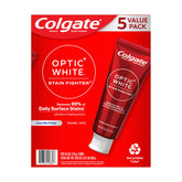 Optic White Stain Fighter toothpaste 5pk (850g each)